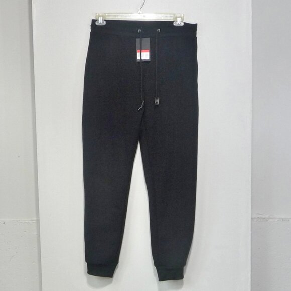 GALAXY BY HARVIC BLACK SWEATPANTS JOGGERS LARGE - Picture 1 of 11